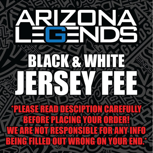 AZ Legends Black & White Jersey Fee
