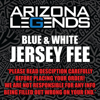 AZ Legends Blue & White Jersey Fee