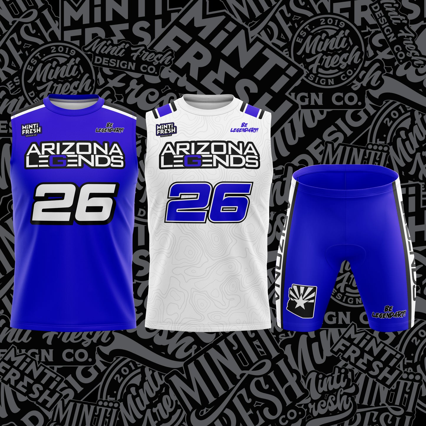 AZ Legends Blue & White Jersey Fee