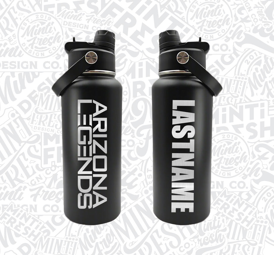 32oz Engraved Stainless Steel Water bottle