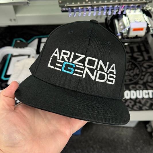 Arizona Legends Teal G Flat Bill Snapback Hat